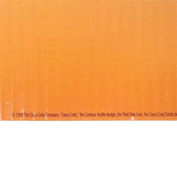 Vtg Coca Cola Christmas Santa Scottie Dog Corrugated Banner Shelf Display 24 Ft - Picture 5 of 10